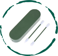 Reusable Silicone Cotton Swab -2 Pack